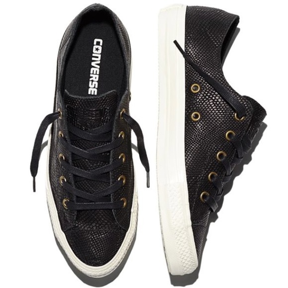 Converse Shoes - CONVERSE | Leather Snakeskin Gemma Ox